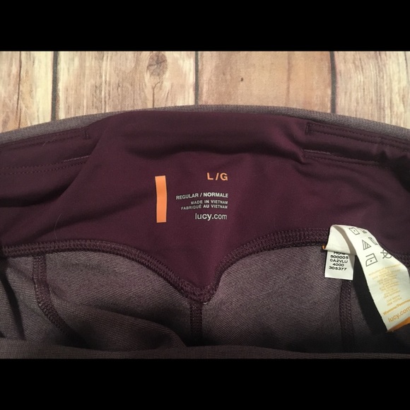 Lucy winter purple leggings LARGE - Picture 4 of 4